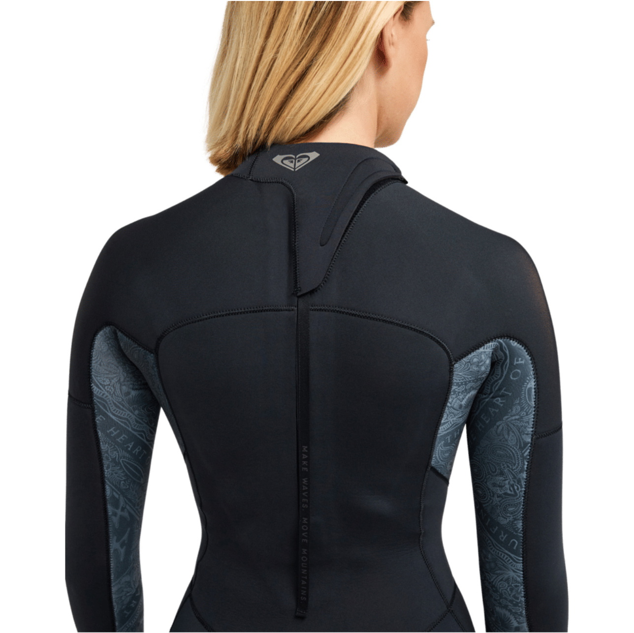 2026 Roxy Womens Swell Natural 4/3mm Back Zip Wetsuit 26BW213512 - Bandana